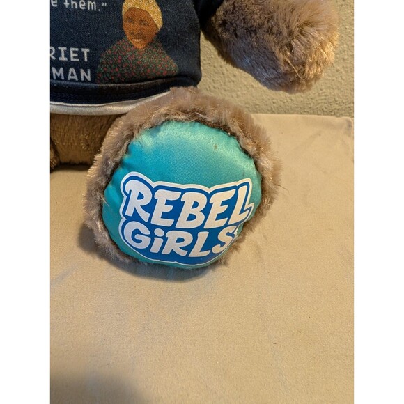 Rebel Girls Harriet Tubman BABW Bear 11" Stuffed Toy w/ Quote Empowerment Gift - Picture 10 of 10